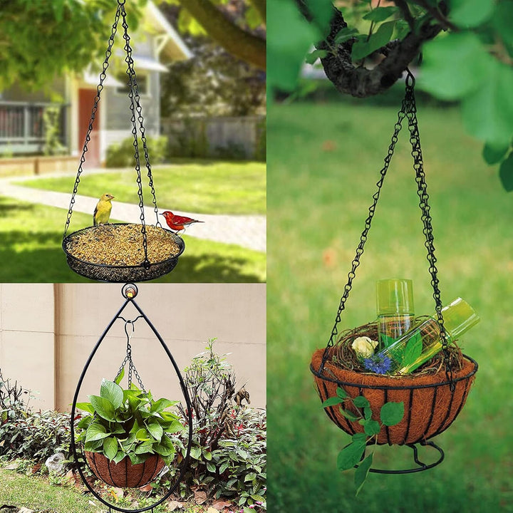 16'' Metal Chain for Hanging With 3 Hooks