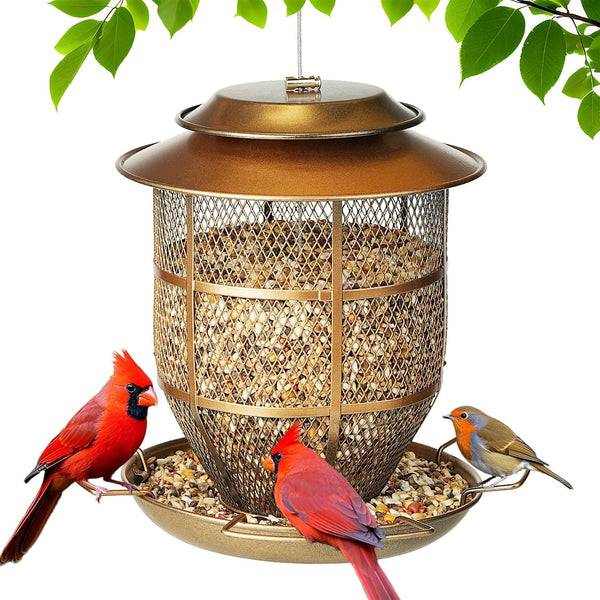 SAMHEOUTDOOR 3lb Vintage Street Lamp Bird Feeder