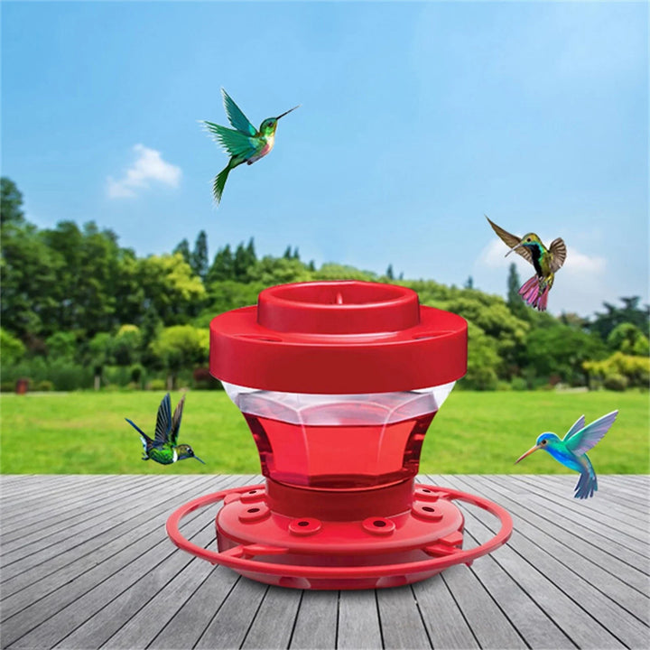 2 Pcs Set Rose Hummingbird Feeders For Outdoor